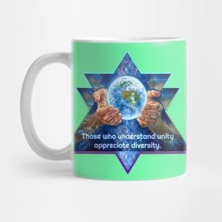 Gaia / Those who understand unity appreciate diversity Mug